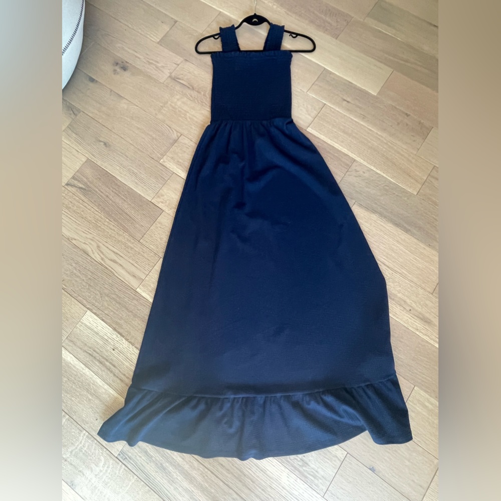 MICHAEL KORS DEEP BLUE MAXI DRESS (XS) - like new